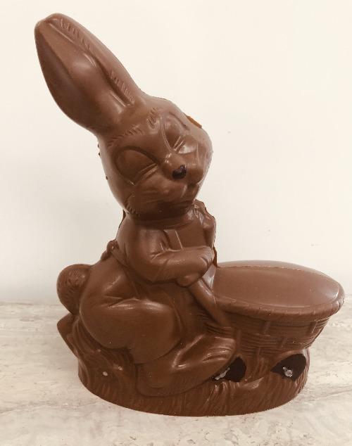 Lapin en poussette